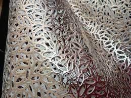 Private Lable Dakshya Industries PVC 150 CM Long Exclusive Table Runner silver