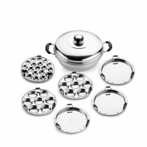 Private Lable Crystal Stainless Steel Kadai Pack of 6 Plat