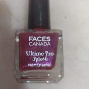 Face canada Ultime Pro Splash Nail Enamel for girls and women 8ml maroon colour