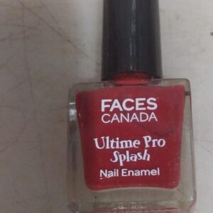 Face canada Ultime Pro Splash Nail Enamel for girls and women 8ml red colour