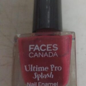 Face canada Ultime Pro Splash Nail Enamel 8ml glory red colour for girls and women