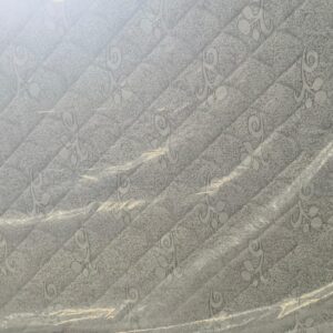 Private Lable Cotton Quilted Mattress bed for home grey sizec 6 point 5 into 5 feet colour size