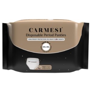 Carmesi Disposable Period Panties for Women size XXL 3XL pack of 10