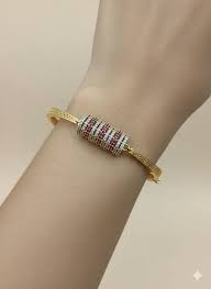 Private Lable Womens And Girls Micro Gold Plated Ad Diamond Studed Fancy Square Dimaond Bracelet