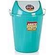 Aristo Swing Bucket Dustbin light green colour pack of 1