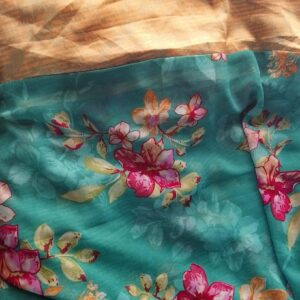 Private Lable Superior Saree for women multi colour pack of 1 flowers printed