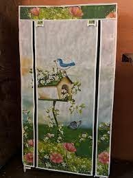 Private Lable 6 shelves bird house print shoe rack cover only