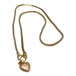 Private Lable Unisex Trendy Goldplated Heart design