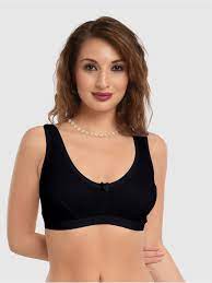 DAISY DEE Women Sports Non Padded Bra pack of 1 black colour size 75 cm