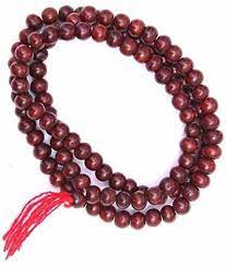 Private Lable Red Sandalwood Mala pack of 1
