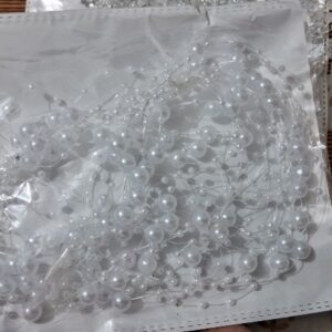 Private Lable Hair comb tiara pin for women white colour