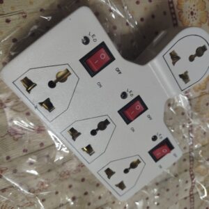 Private Lable 4 Socket 3 Switch Multi Plug 6A