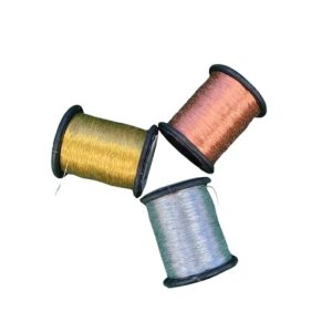 Private Lable Mamtha Gold Silver Copper Zari Thread Sewing and Jwellery Making pack of 3 multicolour
