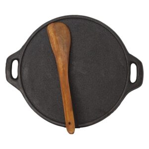 Private Lable PreSeasoned Cast Iron Skillet Dosa Tawa