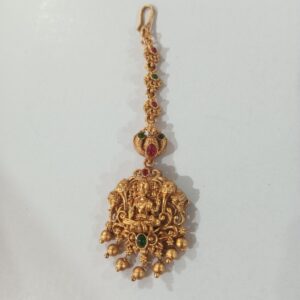 Private Lable Antique stones maangtika pack of 1