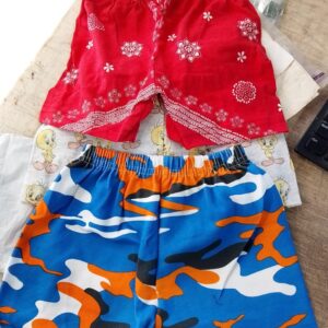 Private Lable BOYS KIDS SHORTS TROUSER 6 PCS COMBO COTTON multi colour 1 to2 years