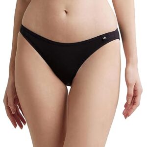 Jockey SS02 Womens Super Combed Cotton Elastane Stretch Low Waist Bikini blue colour size S