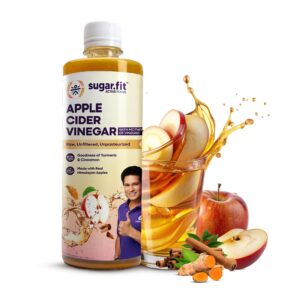 Sugarfit Apple Cider Vinegar with The Mother raw 500ml