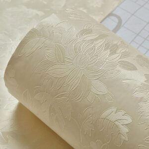 wolpin Wall Stickers Botanical Wallpaper gold colour size 45cm