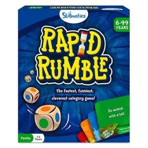 Skillmatics Rapid Rumble FastPaced Board Game for Kids