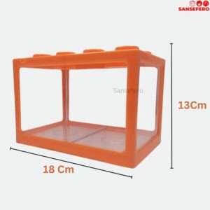 Private Lable Building Block Fish Tank for Double Betta Fish Tank and Mini Aquarium Tank for Small Fishes Shrimps