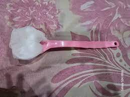 Private Lable Body Bath Brush with 2 in 1 Bristles and Loofah Pink