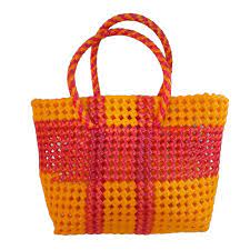 Private Lable Versatile Range of Plastic Wire Baskets Pink And Yellow