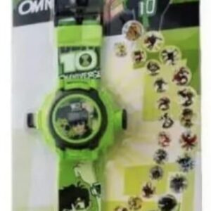 Acnos BEN10 24 Character Projector Kids Band Watch Green Color For Boys Girls
