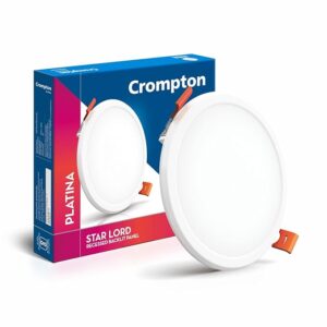 Crompton Star Lord Recessed Ceiling Lights 12W Cool White Colour