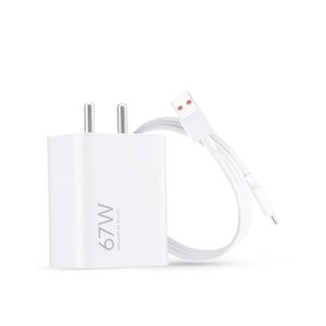 Mi 67W Charger for Xiaomi 13 Lite Original QC Adapter Type C 30A High Speed Fast Turbo Charge White And Red