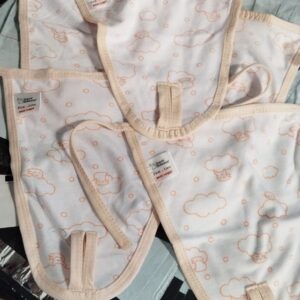 super bottom NappyLangot For New Born Baby white and green colour 06 Months PACK OF 5