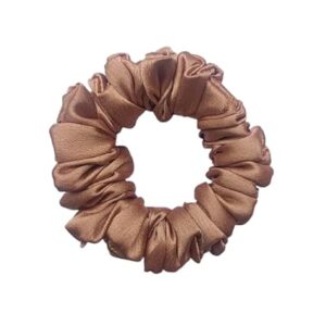 Private Lable Charming Satin Scrunchies Peach and Fern 1 piece