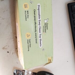 Superbottoms Disposable Easy Clean Top Sheets Diaper 100 sheets