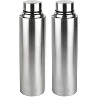 Private Lable sapphire Stainless Steel Fridge Bottle Set of 2 1000 ml
