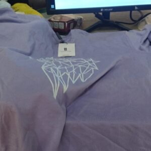 tt togs terre Men Graphic Print Round Neck Pure C BLUE TShirt size xl Purple Colour