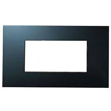 Honeywell Blenze Pro 4 module front plate Black GPO BW104GPO Pack of 5 plates