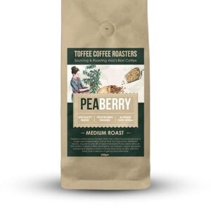 PEABERRY Toffee Coffee Roasters Peaberry Coffee POWDER 250G