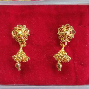 Private Lable Chidambaram Covering Gold Plated Jimiki Kammal