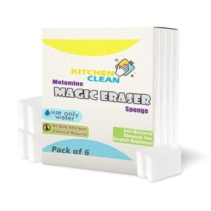 Private Lable kitchen clean melamine magic eraser sponge 6 pcs