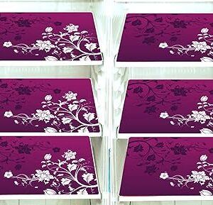 Private Lable Pvc Refrigerator Drawer MatFridge Mat Set of 6