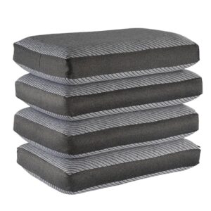 Wakefit Memory Foam Pillow 21 x 15 x 4 inch Set of 4 Light Grey Small Regular