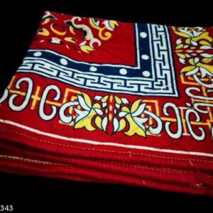 Private Lable Trisha 1 pcs Red colour Velvet Pooja Aasan Mat red colour