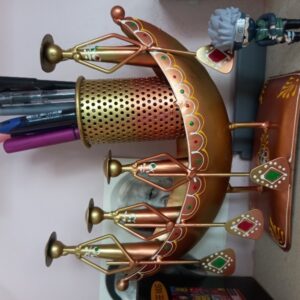 Private Lable Metal Decorative Boat Pen Holder for home