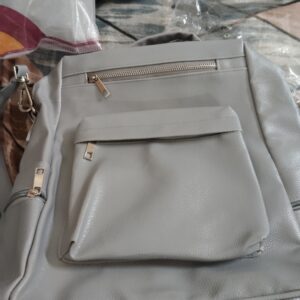 Private Lable trending stylish bag for collage grey colour