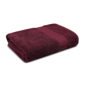 HOME ELEGANCE Comfort Living Bath Towel Black Currant