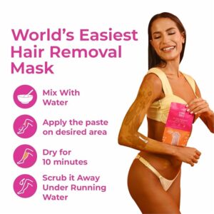 MEEOOW CLUB 4 in 1 Orange Hair Removal Powder Mask 80gm