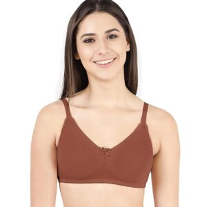 SHYAWAY Susie Rustic Brown Wirefree Full Coverage Everyday Bra rustic brown colour size 36c 98cm