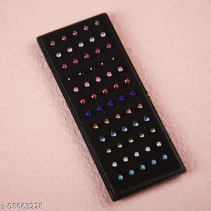 Private Lable 316L Surgical Steel nose stud pack of 60 Multicolours