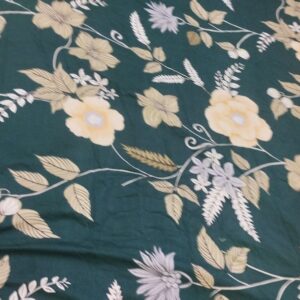 Private Lable All Around Fitted Elastic Cotton Double Bedsheet With 2 Pillow Covers Colour green