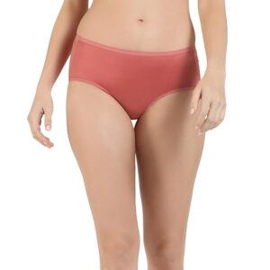 Zivame Marshmellow Medium Rise Full Coverage Hipster Panty peach colour size L